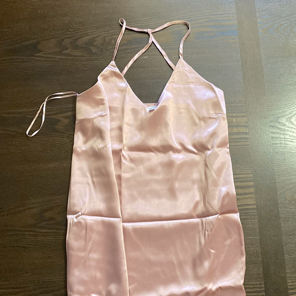 Satin mini dress